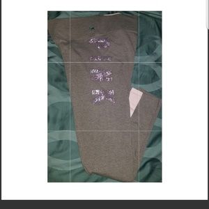 Pink, White and Grey Victoria Secret Leggings